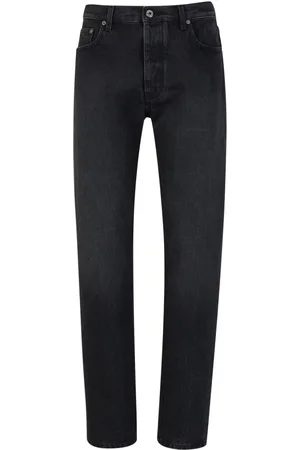 OFF-WHITE Tapered-leg faded-effect jeans