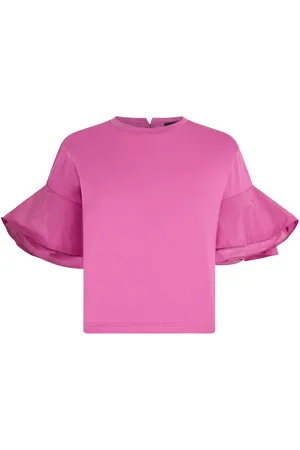 Liu Jo Flounce-sleeve T-shirt