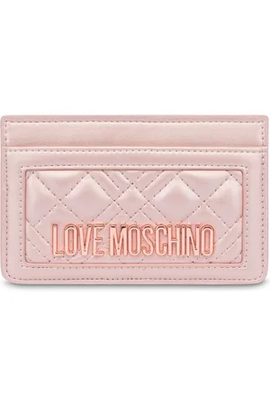 Moschino Logo-plaque card holder