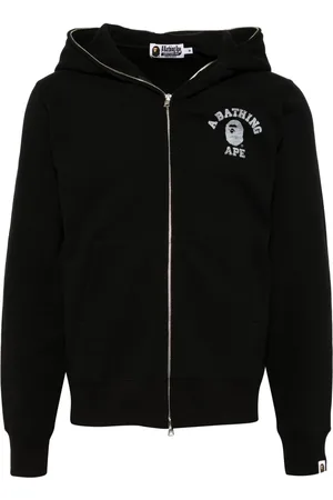 A Bathing Ape Logo print hoodie