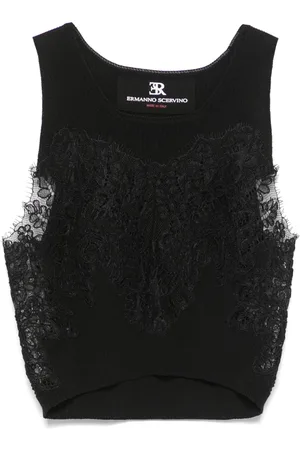 ERMANNO SCERVINO Lace-detail top