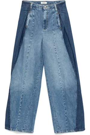 Sandro Contrasting-panels jeans