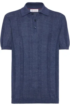 Brunello Cucinelli Ribbed knit polo