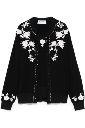 Blugirl Floral-embroidered cardigan set