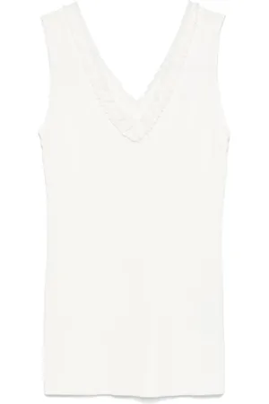 P.A.R.O.S.H. Bead-embellished tank top