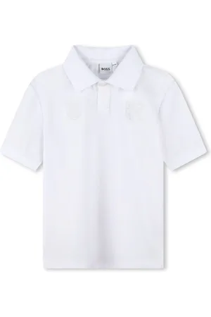 HUGO BOSS Crest-embroidery polo shirt
