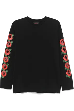 Simone Rocha Cluster Rose Logo-print T-shirt