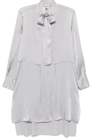 SEMICOUTURE Tied-neck mini dress