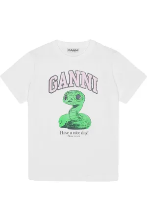 Ganni Logo-print t-shirt