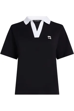 Karl Lagerfeld Logo-patch polo top