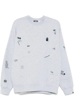 A Bathing Ape All-over logo print sweater