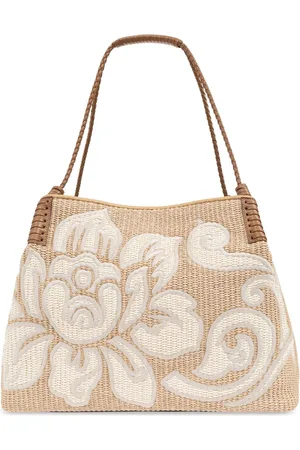 Etro Logo embroidered tote bag