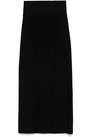 MUGLER High-waisted midi skirt