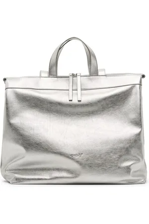 MARSÈLL Metallic-finish tote bag