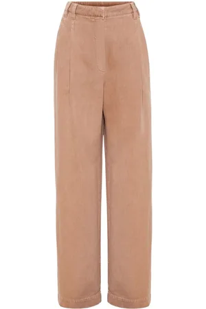 Brunello Cucinelli Pleated wide-leg trousers