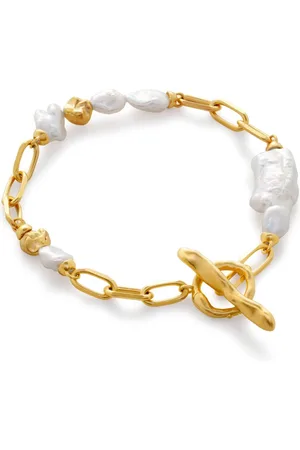 Monica Vinader X Amy Powney keshi-pearl bracelet