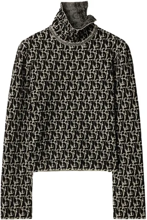Burberry B Charm-intarsia sweater