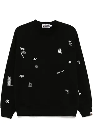 A Bathing Ape All-over logo print sweater