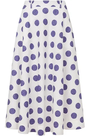 Moschino Polka-dot midi skirt