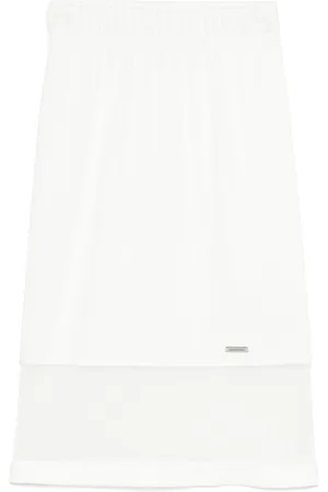 MONNALISA Mesh-panel skirt