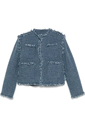 SACAI Panelled tweed jacket