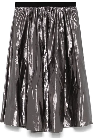 FORTE FORTE Metallic midi skirt