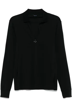 MUGLER Pierced polo shirt