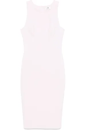 Elisabetta Franchi Contrasting-piping midi dress