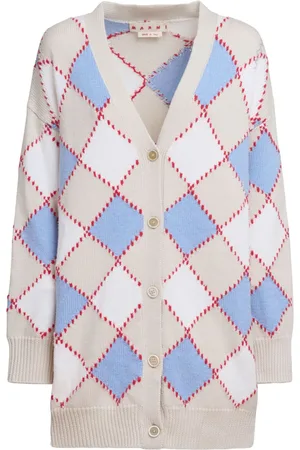 Marni Diamond-pattern cardigan