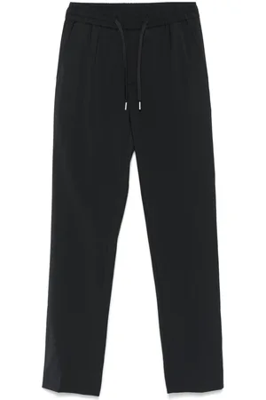 Sandro Elasticated straight-leg trousers