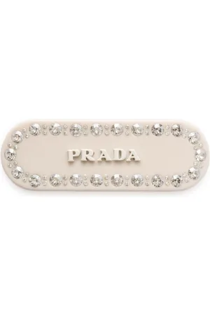 Prada Logo-plaque hair clip