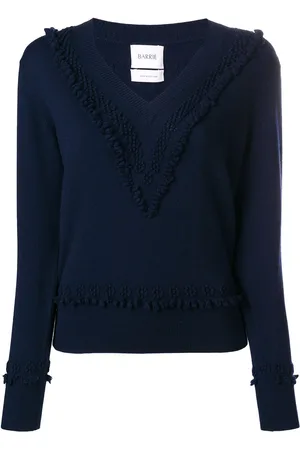 Barrie Romantic Timeless cashmere V neck pullover