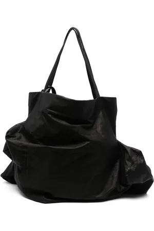 YOHJI YAMAMOTO Unevenness leather tote bag