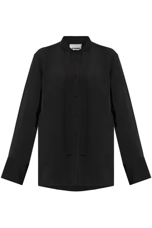 Jil Sander Pussy-bow-collar shirt