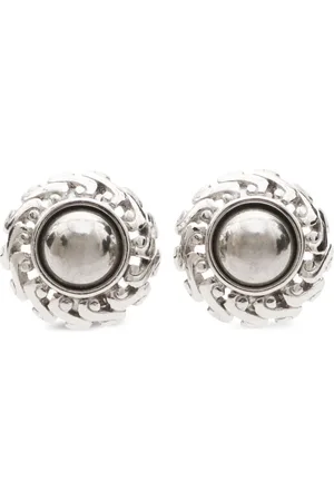 Givenchy 2000s domed clip-on earrings