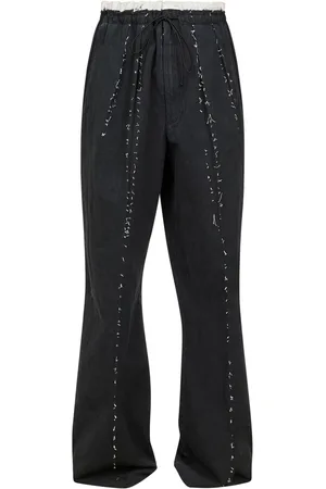 Maison Margiela Four-stitch logo track pants