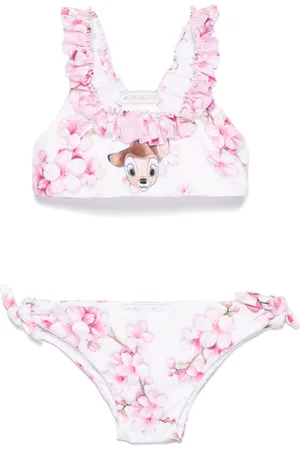 MONNALISA X Disney Bambi-print bikini