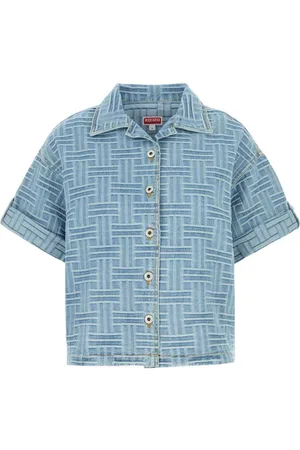 Kenzo Embroidered denim shirt