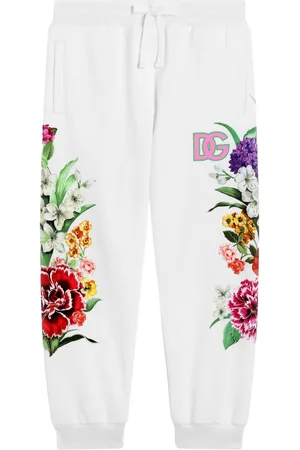 Dolce & Gabbana Floral-print track pants