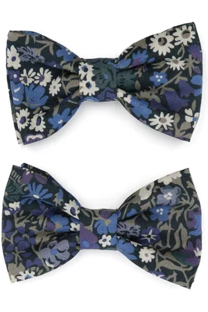 BONPOINT Floral-print hair clips