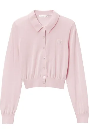 Alexander Wang Stacked-logo cardigan