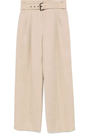 ELEVENTY Linen palazzo pants