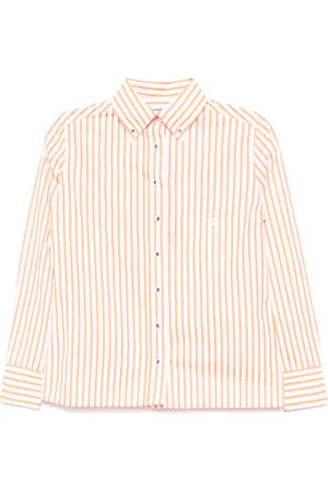 CHANEL 2000s cc marks striped shirt