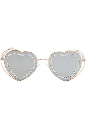 MONNALISA Heart-frame sunglasses