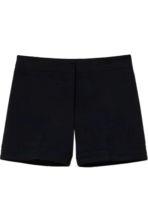 Twin-Set Embroidered straight-leg shorts