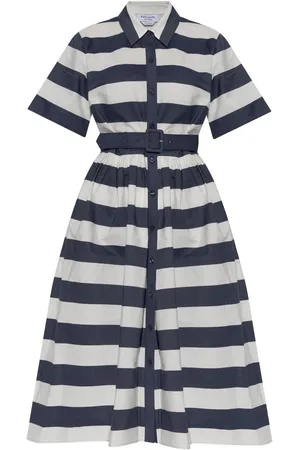 Kate Spade Striped midi dress