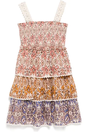 ZIMMERMANN Tiered shirred dress