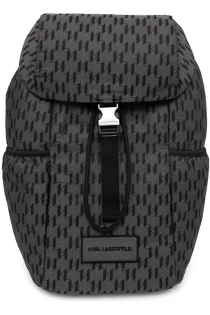 Karl Lagerfeld Monogram-jacquard backpack