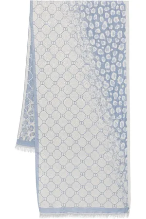 Twin-Set Pattern-jacquard scarf