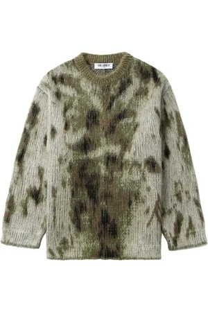 The Attico Animal-print jumper